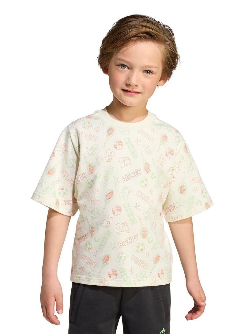 اديداس تيشيرت ميكي ماوس ديزني للأطفال الصغار - Image 4